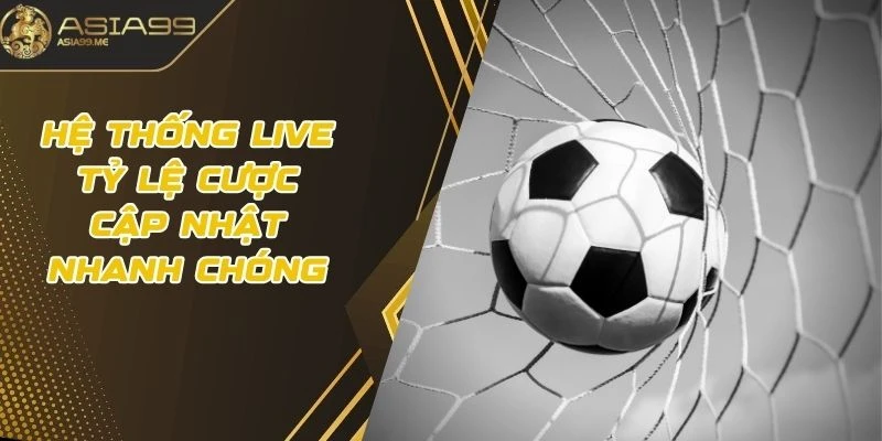 Hệ thống Live tỷ lệ cược cập nhật nhanh chóng